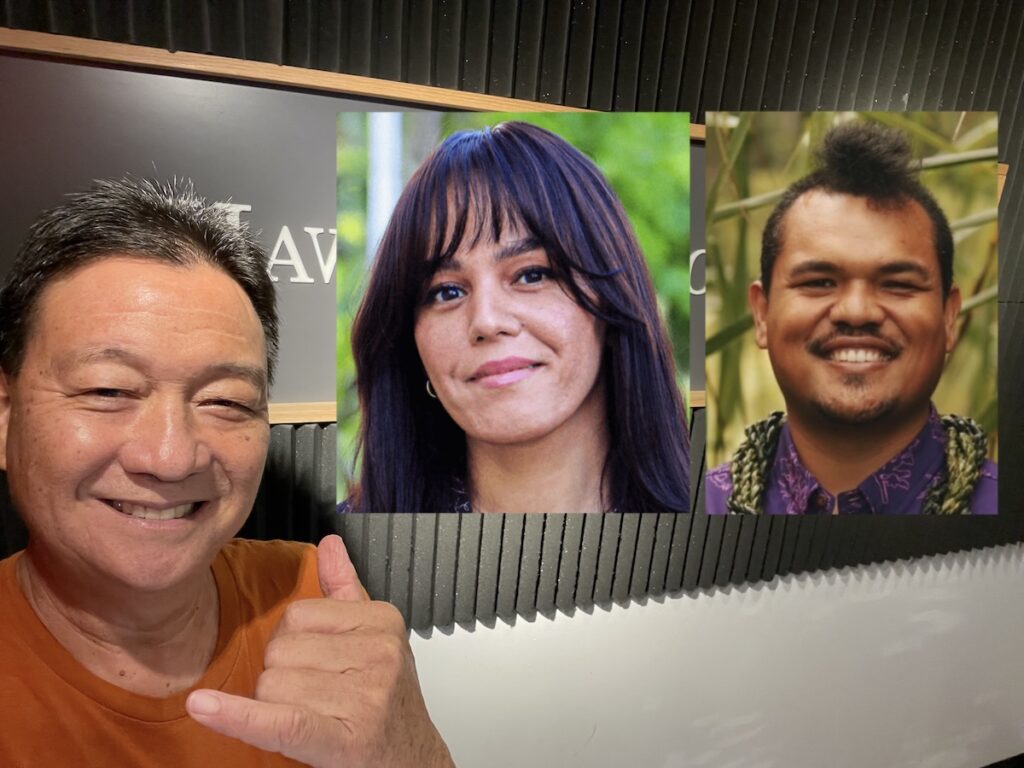Photo (l:r) Burt Lum, Leimoni Bong, Brandon Makaawaawa